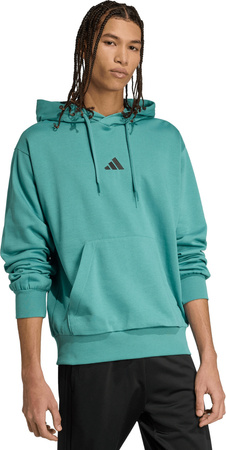 Bluza męska adidas Essentials Feelcozy Fleece turkusowa KB7650