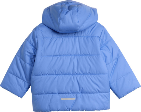 Kurtka dla dzieci adidas Essentials 3-Stripes niebieska JL7464