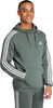 Bluza męska adidas Essentials Fleece 3-Stripes Hoodie zielona IX2366
