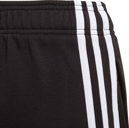 Spodenki dla dzieci adidas Essentials 3 Stripes Knit Short czarne DV1796