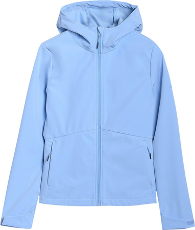 Kurtka damska softshell 4F F320 niebieska 4FWSS25TSOFF320 33S