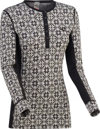 Damska bluza termoaktywna Kari Traa Rose czarny rozmiar XS
