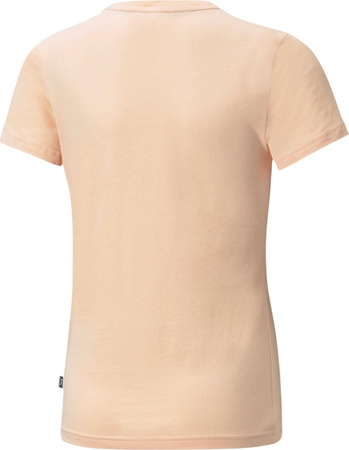 Koszulka dla dzieci Puma ESS Logo Tee brzoskwiniowa 587041 91