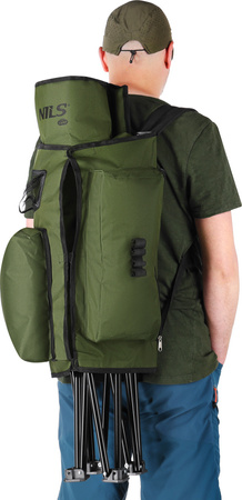 Krzesło turystyczne na ryby składane Nils Camp NC3703 zielone