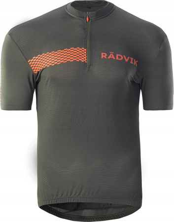 Męska koszulka rowerowa Radvik Charlie GTS zielona rozmiar M