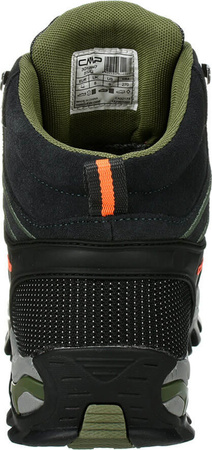 Buty trekkingowe turystyczne wodoodporne męskie CMP Rigel Mid szaro-zielone 3Q1294751UG