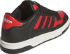 Buty dziecięce adidas Rapid Court Low czarno-czerwone JR1020