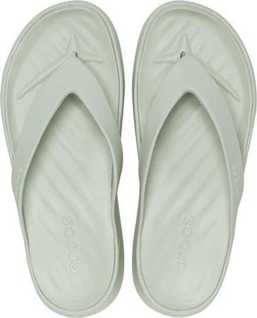 Japonki klapki damskie Crocs Getaway Flip zielone 209589 3VS