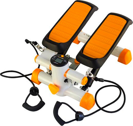 Stepper prosty z linkami Hms S3092 pomarańczowo-biały