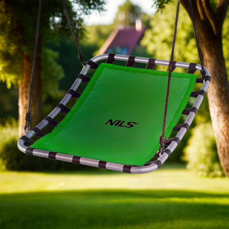 Bocianie gniazdo huśtawka Nils Camp NB5045 zielona 102 × 76 cm