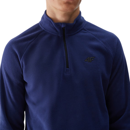 Bluza polarowa męska 4F M044 granat 4FWAW24UFLEM044 31S