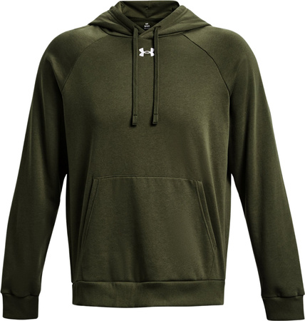 Bluza męska Under Armour Rival Fleece Hoodie oliwkowa 1379757 390
