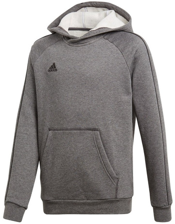 Bluza dla dzieci adidas Core 18 Hoody Junior szara CV3429