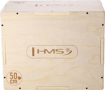 Skrzynia treningowa pylometryczna do ćwiczeń crossfit HMS DSC04 500x400x300mm