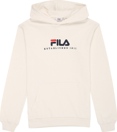 Bluza z kapturem kangurka Fila Valsera kremowa FAU0227 10010