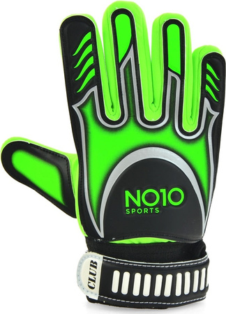 Rękawice bramkarskie NO10 Club zielone 56094