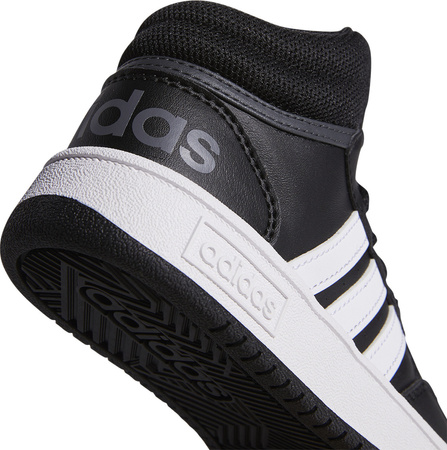 Buty dziecięce adidas Hoops Mid czarne GW0402
