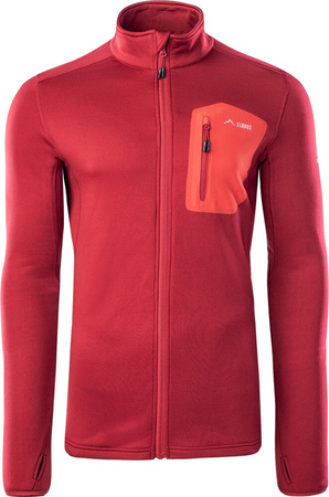 Męska bluza Elbrus Emino Polartec chili pepper/flame scarlet rozmiar M