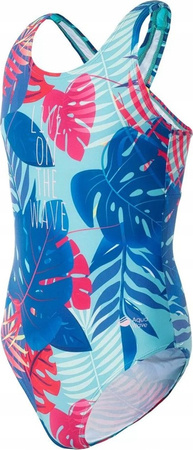 Strój kąpielowy dziewczęcy na basen plaże Aquawave Salva Jr wzór curaco jungle rozmiar 152