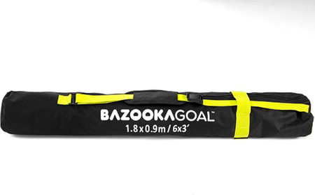 Bramka do piłki nożnej Bazooka Goal 180x90 cm czarna 03265