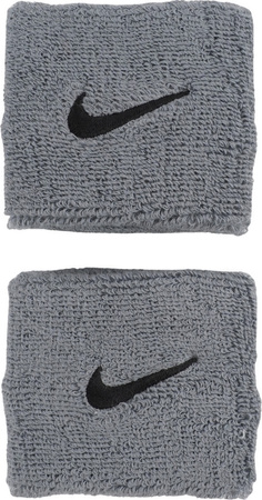 Frotki na rękę Nike Swoosh Wristbands 2 szt. szare N1012405005OS