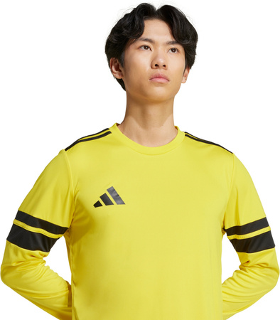 Koszulka męska adidas Squadra 25 Long Sleeve Jersey LM żółta JF6077