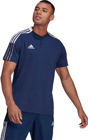 Koszulka męska adidas Tiro 21 Polo granatowa GH4462
