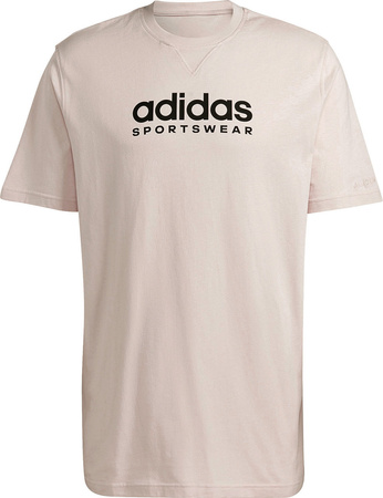 Koszulka męska adidas All SZN Graphic Tee pudrowy róż IC9810