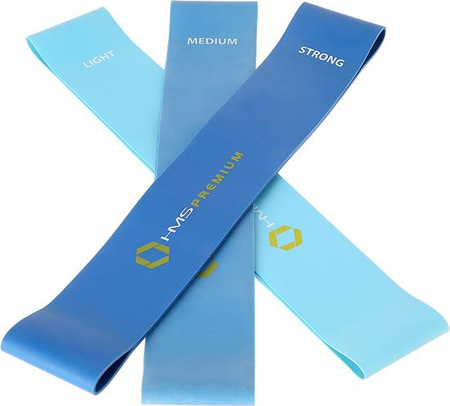 Zestaw gum do ćwiczeń Hms Premium GU04 Mix set pro II