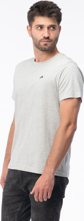 Męska Koszulka Z Krótkim Rękawem Mando sleet/black rozmiar M