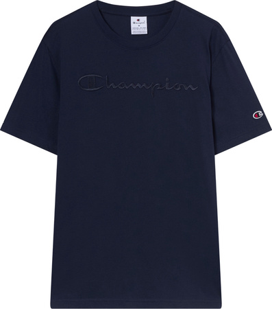 Koszulka męska Champion SS Tee granatowa 220273 BS501