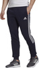 Spodnie męskie adidas Essentials Tapered Cuff 3 Stripes granatowe GK8977