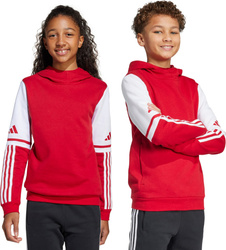 Bluza dla dzieci adidas Squadra 25 Sweat Hoody czerwona JD4805