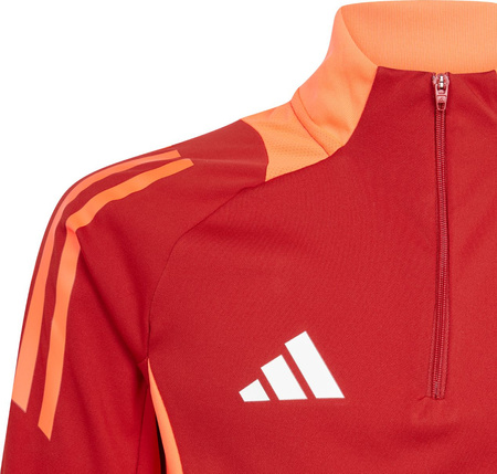 Bluza dla dzieci adidas Tiro 24 Competition Training Top czerwono-pomarańczowa IS1652