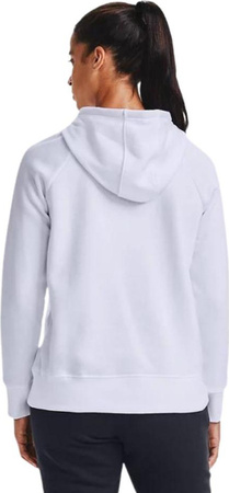 Bluza damska Under Armour Rival Fleece HB Hoodie biała 1356317 100