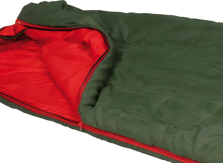 Śpiwór turystyczny mumia High Peak Pak 1000 Eco wymiary 220x80x50 cm