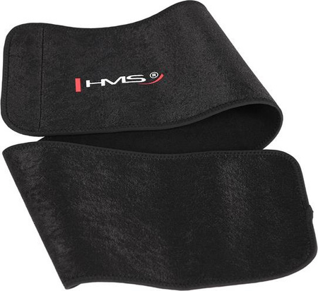 Zestaw hula hop plus size hhw12 black z wypustkami i obciążnikiem HMS pas br163 black