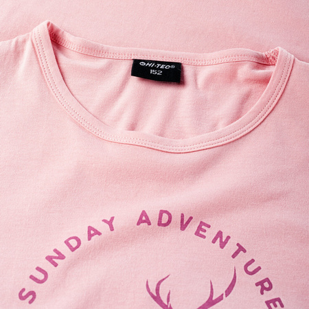 Dziecięca koszulka bawełniana z krótkim rękawem Hi-tec Nina Jrg rozmiar 152