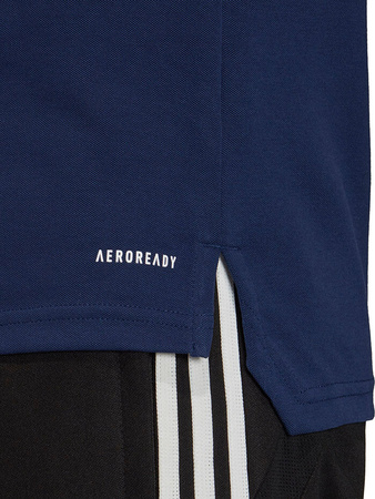 Koszulka męska adidas Condivo 20 Polo granatowo-biała ED9245