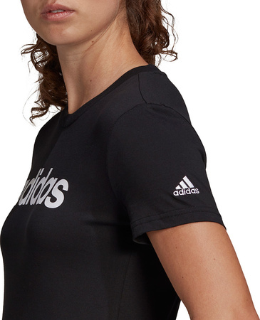 Koszulka damska adidas Essentials Slim T-Shirt czarna GL0769