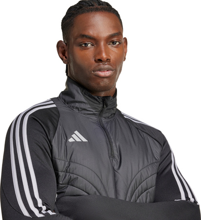Bluza męska adidas Tiro 24 Winterized szaro-czarna IM9966