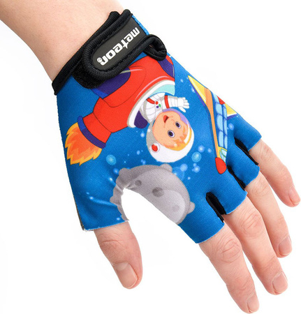 Rękawiczki rowerowe dla dzieci Meteor Space Jr 26175-26176-26177