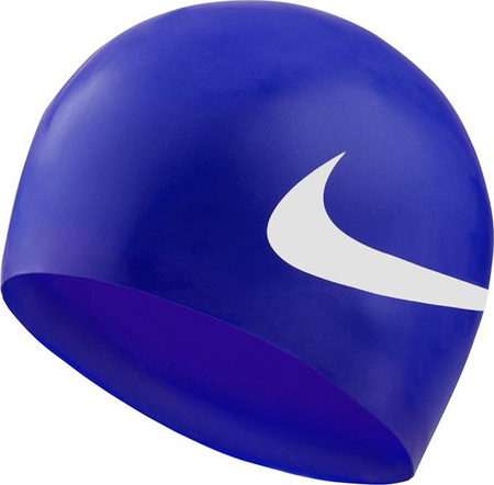 Czepek pływacki Nike Printed Silicon niebieski NESS8163-494