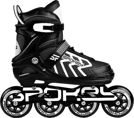 Łyżworolki Spokey Khan czarno-szaro-białe 927032-927033-927034