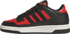 Buty dziecięce adidas Rapid Court Low czarno-czerwone JR1020