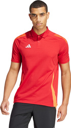 Koszulka męska adidas Tiro 24 Competition Polo czerwona IR7563