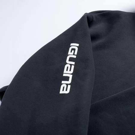 Damska bluza bawełniana z kapturem krótka typu crop Iguana Pirmo W rozmiar L