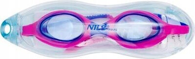 Okularki pływackie Nils aqua nqg170af różowy/ niebieski dziecięce