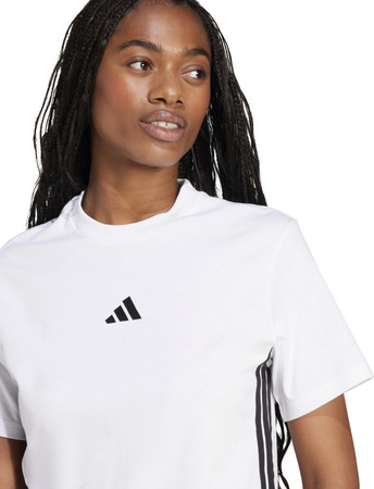 Koszulka damska adidas Essentials 3-Stripes biała JD0844