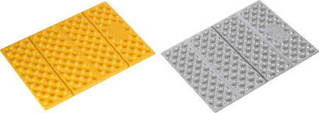 Karimata mata turystyczna do siedzenia składana NC17105 Nils camp żółta 40x30x2cm